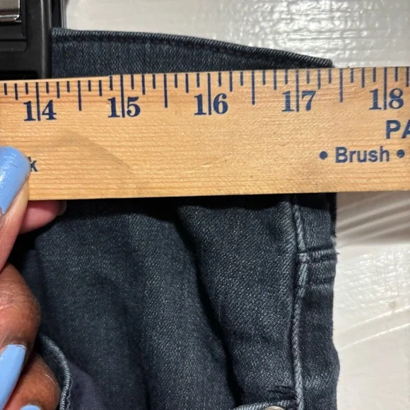 PAIGE LENNOX SLIM Men's Dark Blue Jean Size 34x32 - Picture 11 of 12